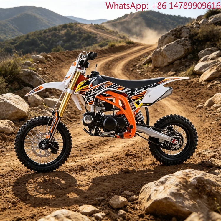 Motorcycle Cylinder - Motocicleta Off-Road de 125cc com Design