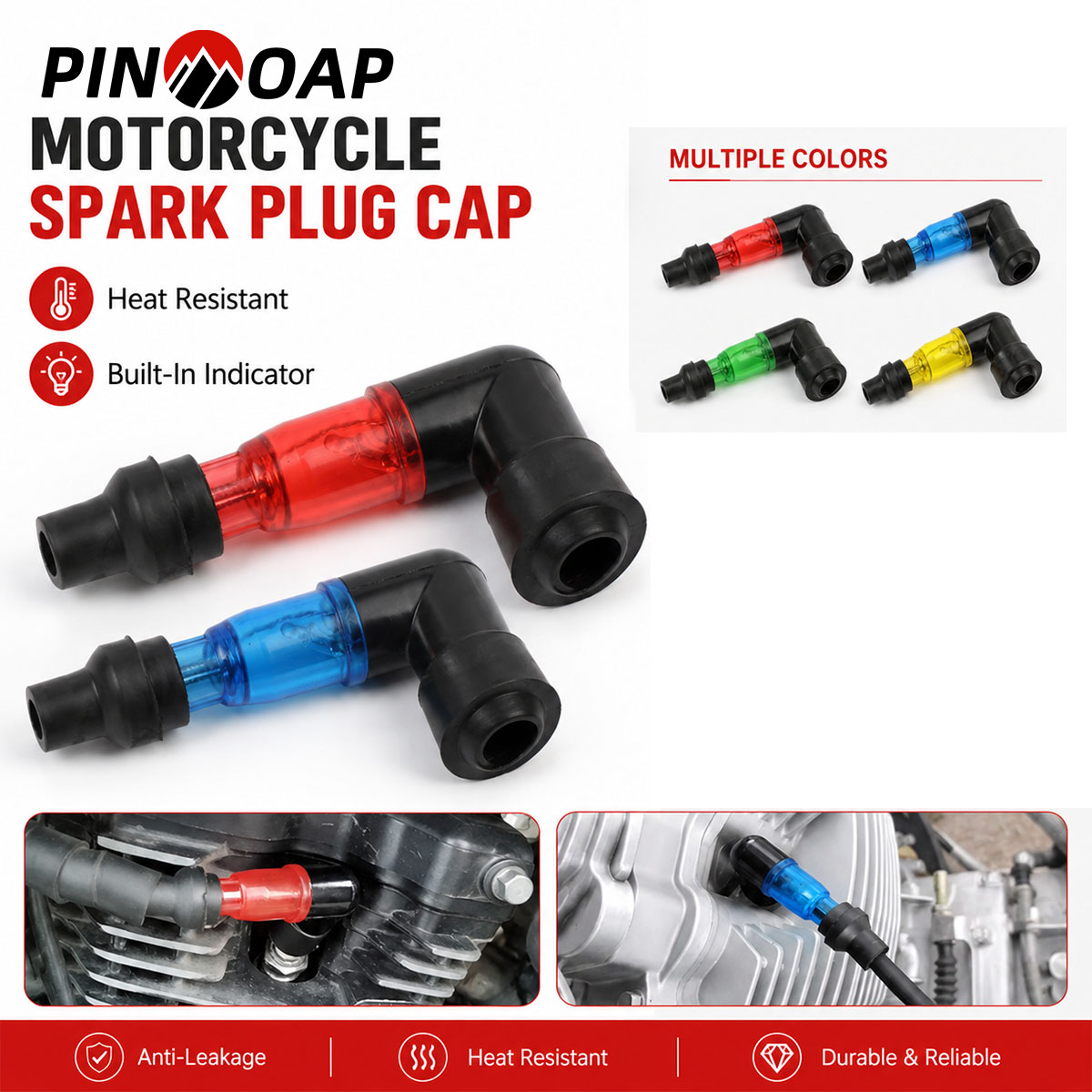 PINMOAP 1/2PCS Vela de Ignição - Motorcycle Spark Plug avaliação e preço