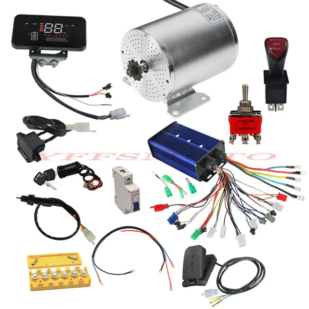 Motor sem escova 72v 3000w my1 - Motorcycle Engine Kit avaliação e preço