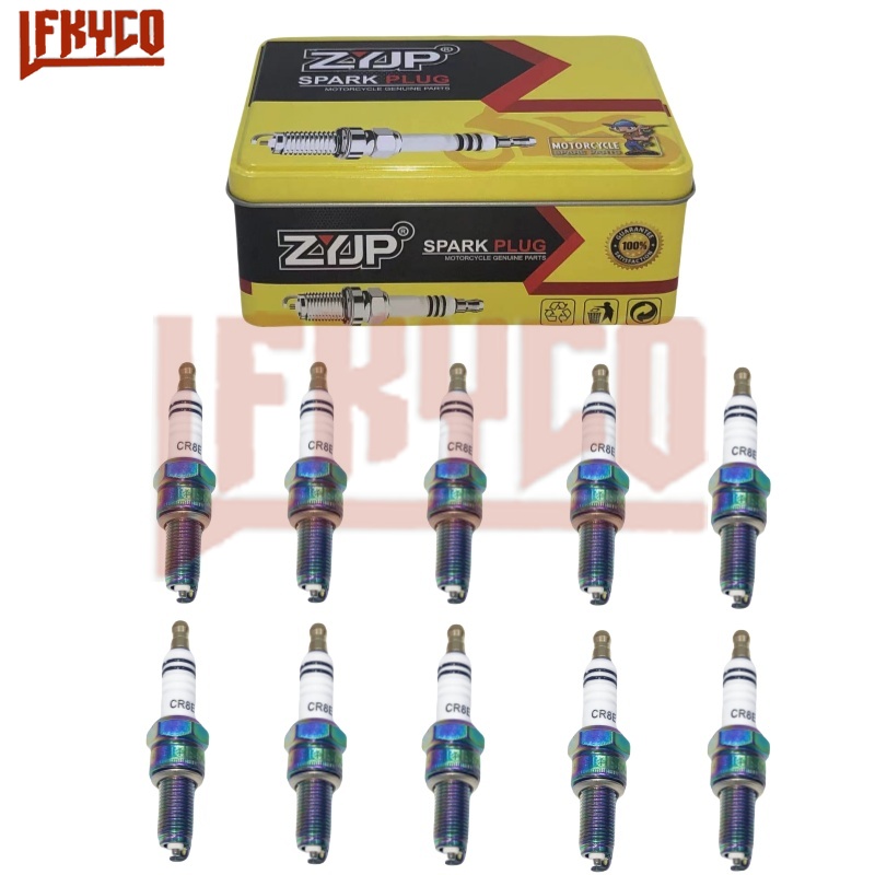 10 pçs cr8e irídio tocha velas - Motorcycle Spark Plug avaliação e preço