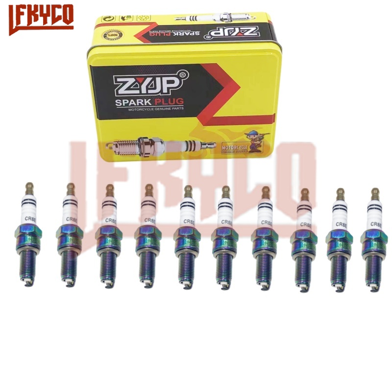 10 pçs cr8e irídio tocha velas - Motorcycle Spark Plug avaliação e preço