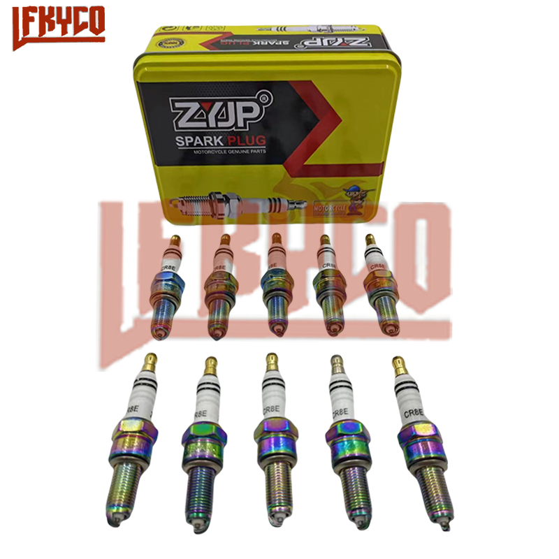 10 pçs cr8e irídio tocha velas - Motorcycle Spark Plug avaliação e preço